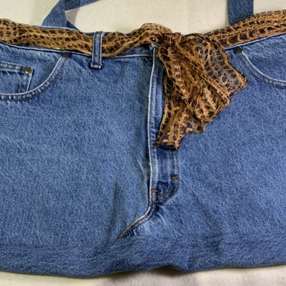Awesome Handmade Jeans Bag - Picture 10 of 11